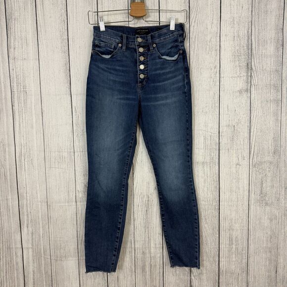 Lucky Brand Women's Size 6 / 28 Blue High-Rise Bridgette Skinny Ankle Jeans - Picture 1 of 8
